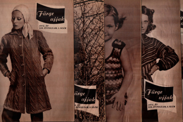 5 db Frge ujjak 1975/1, 2, 3, 5, 6. szm egytt.