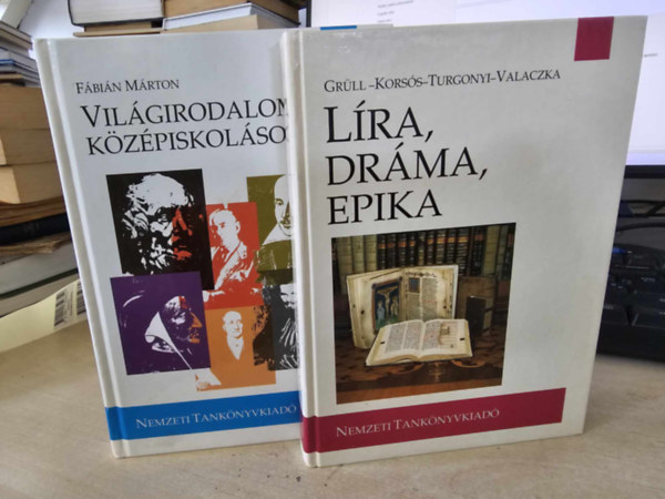 Grll-Korss-Turgonyi-Valaczka, Fbin Mrton - Lra, drma, epika + Vilgirodalom kzpiskolsoknak