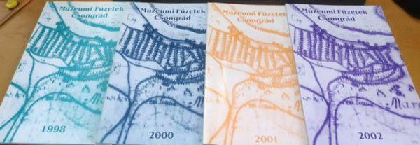 Szcs Judit (szerk.) - 4 db Mzeumi Fzetek: Csongrd 1. (1998), 3. (2000), 4. (2001), 5. (2002)(4 fzet)
