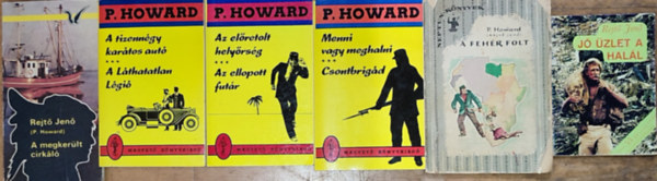 Rejt Jen, P. Howard (Rejt Jen) - 6db Rejt Jen (P. Howard) regny - J zlet a hall, A fehr folt, Menni vagy meghalni/Csontbrigd, Az elretolt helyrsg/Az ellopott futr, A tizenng kartos aut/A Lthatatlan Lgi, A megkerlt cirkl