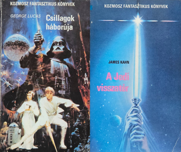 James Kahn, George Lucas - 2 db Star Wars regny: Csillagok hborja + A Jedi visszatr (Kozmosz Fantasztikus Knyvek)