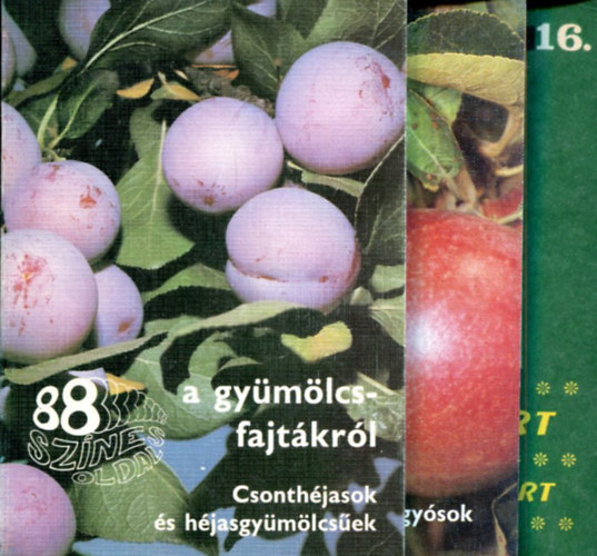 Lelkes Lajos (szerk.) - 3 db kertészeti kötet (88 színes oldal, Ezermester kiskönyvtár)