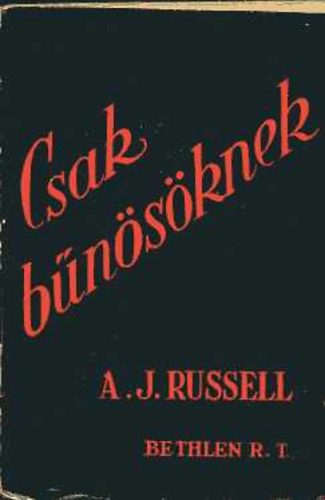 A..J. Russel - Csak b�n�s�knek (For Sinners Only)