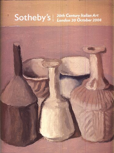 Sotheby's: 20th centura italian art (London, 20. october 2008)