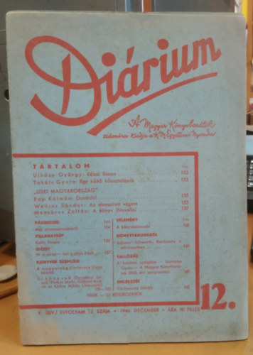 M�t� K�roly - 26 db Di�rium (sz�rv�nysz�mok, lapsz�mok a term�klapon)
