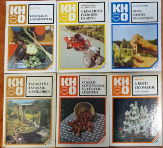 6db knyv a Kertnk Hzunk sorozatbl: Klnleges zldsgtelek