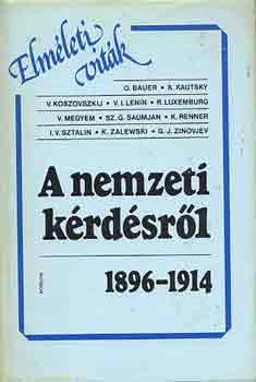 M�t� Istv�n (szerk.) - A nemzeti k�rd�sr�l 1896-1914