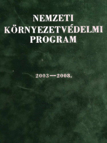 Nemzeti krnyezetvdelmi program 2003-2008
