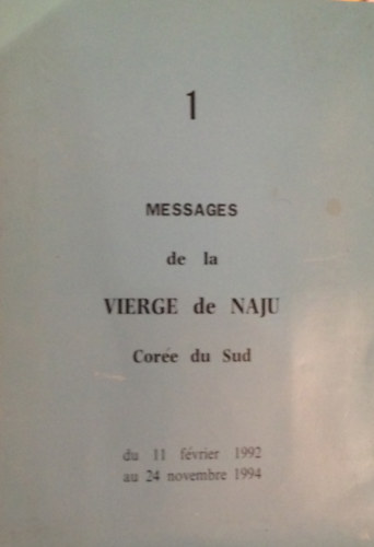 Messages de la Vierge de Naju Corée du Sud