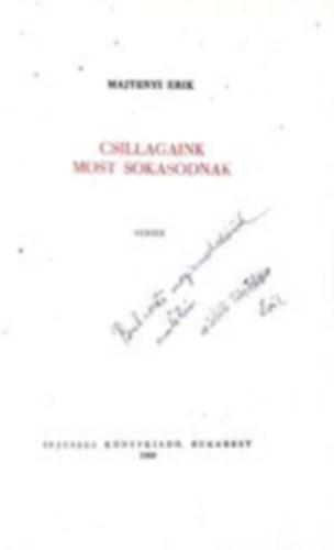 Majtényi Erik - Csillagaink most sokasodnak