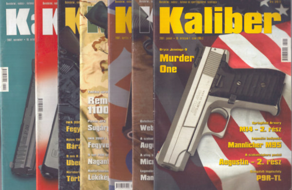 Vass Gbor (fszerk.) - Kaliber 2007/1., 2., 4., 5., 7., 10., 11. szmok (7 db)