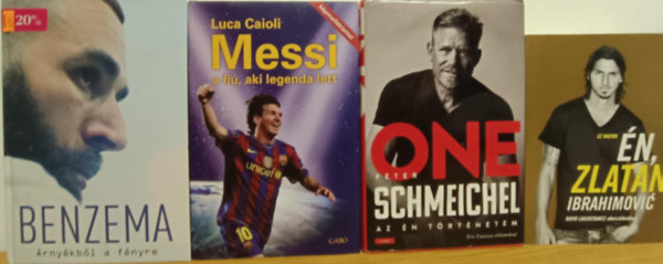 David Lagercrantz, Luca Caioli, Peter Schmeichel - Futballista letrajzi knyvcsomag
