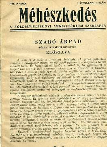Csikós Tibor (szerk.) - Méhészkedés I. évfolyam 1. szám)