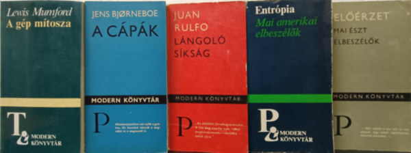 Juan Rulfo, Jens Bjorneboe, Lewis Mumford - Modern knyvtr knyvcsomag