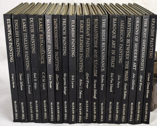 McGraw-Hill Book Company - Color Slide Program of the World's Art - Volume 1-19. (Complete Set of 19 Volumes with 456 Color Slides)