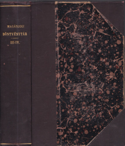 Gottl gost (szerkesztette) - Magnjogi dntvnytr III-IV. (egybektve)