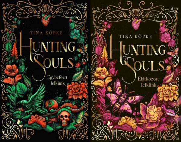 Tina K�pke - Hunting Souls 1-2. (K�L�NLEGES, �LDEKOR�LT KIAD�S): Hunting Souls - Egybeforrt lelk�nk - (K�l�nleges kiad�s) + Hunting Souls 2. - El�tkozott lelk�nk - (K�l�nleges kiad�s)