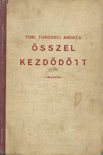 Turi Turgonyi Andrs - sszel kezddtt