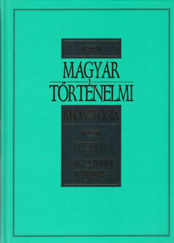 Magyar trtnelmi kronolgia - tezer v - A kezdetektl napjainkig