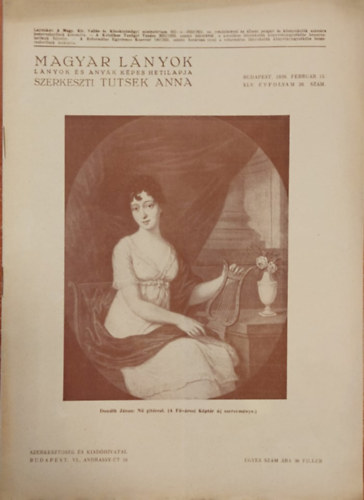 Tutsek Anna (szerk.) - Magyar Lnyok - Lnyok s anyk kpes hetilapja 1939 (XLV. vf. 20. szm)