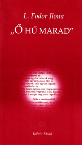L. Fodor Ilona - " h marad''