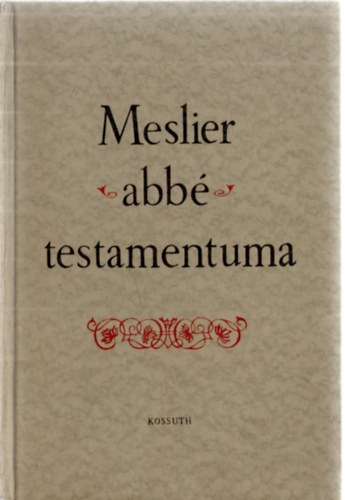 Meslier abb - Meslier abb testamentuma