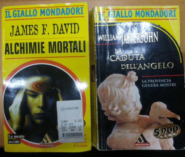 James F. David, William Jaspersohn - Il Giallo Mondadori: Alchimie Mortali + La Caduta dell'Angelo (2 ktet)