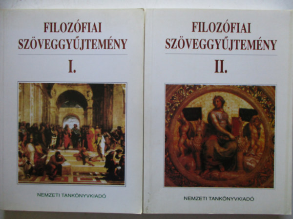SZERKESZTŐ Dörömbözi János; Gecse Gusztáv S. Láng Júlia - Filozófiai szöveggyűjtemény I-II. KÖZÉPISKOLÁK SZÁMÁRA