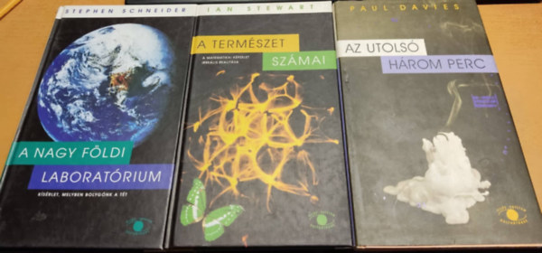Stephen Schneider, Ian Stewart, Paul Davies - 3 db Vilg - Egyetem: A nagy fldi laboratrium + A termszet szmai + Az utols hrom perc