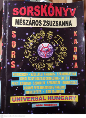 Kristf Maximillian: Sorsknyv-Mszros Zsuzsanna,15 ves elrejelzs
