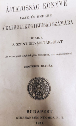 jtatossg knyve imk s nekek a katholikus ifjusg szmra