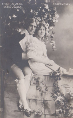 Ligeti Juliska és Dezső József (Regényesek) (képeslap)