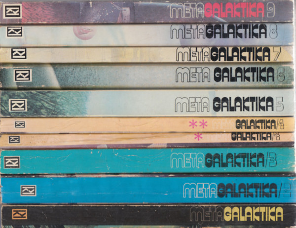 Kuczka P�ter (szerk.) - 10 db. Metagalaktika (1-9. sz�mok, lapsz�monk�nt)
