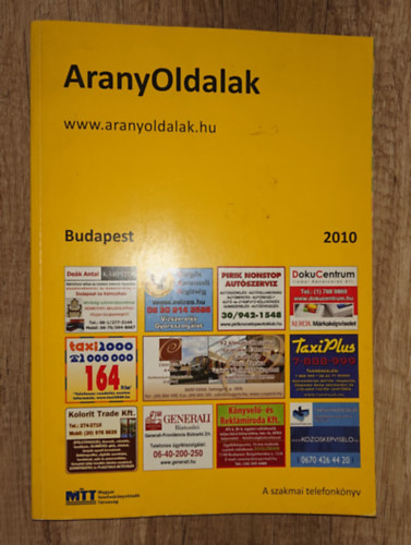 AranyOldalak 2010