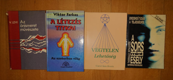 V. Levi, Viktor Farkas, Carol Ann Hontz, Thorwald Dethlefsen - 4 sorsfordító könyv: A sors mint esély, Végtelen lehetőség, A létezés titkai, Az önismeret művészete