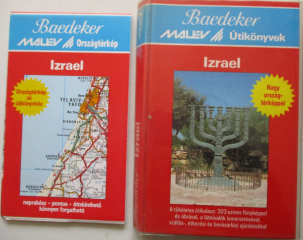 Izrael (Baedeker-Malév útikönyvek) - országtérképpel