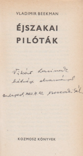 V. Beekman - jszakai piltk