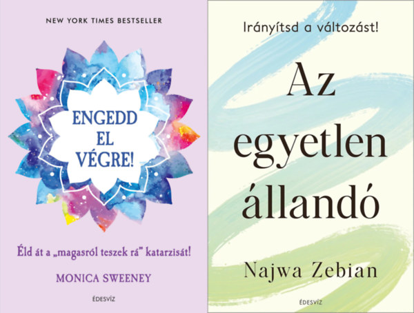 Najwa Zebian, Monica Sweeney - 2 db nfejleszt knyv: Az egyetlen lland + Engedd el vgre!