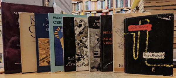 Makkai dm, Quasimodo, Bella Istvn, Szentmihlyi Szab Pter, Rnay Gyrgy, Rab Zsuzsa, Palasovszky dn, Nagy Gspr - 10 db kltszet: Hazatrsek; Igk s igk; Az arcom visszakrem; A Nagy Szmtgp; A kert; Aranyvasrnap; Csillagsebek; Ezredvlt, sr vek; Tkr s tz; Jzus s a dmonok imja