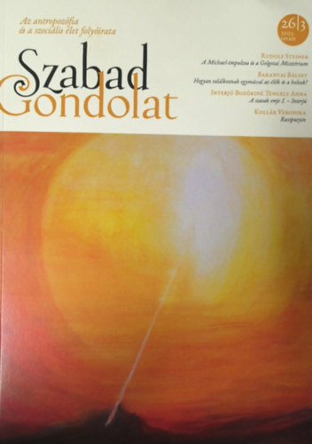 Gergár Mária - Szabad Gondolat: Az antropozófia és a szociális élet folyóirata - 2023. tavasz