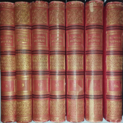 B. E�tv�s J�zsef - 7db B. E�tv�s J�zsef k�tet: 8. EML�K- �S �NNEPI BESZ�DEI 9. A FALU JEGYZ�JE I. K�TET 12. A XIX. SZ�ZAD URALKOD� ESZM�INEK BEFOLY�SA AZ �LLAMRA I. K�TET 13. A XIX. SZ�ZAD URALKOD� ESZM�INEK BEFOLY�SA AZ �LLAMRA II. K�TET