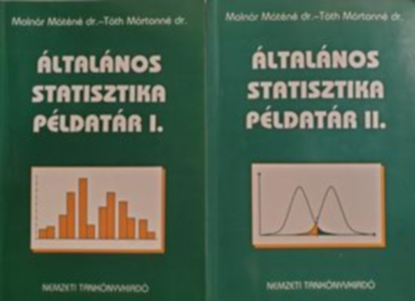Dr. Moln�r M�t�n� - Dr. T�th M�rtonn� - �ltal�nos statisztika p�ldat�r I-II.