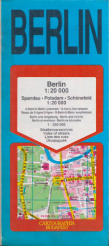 Berlin 1:20 000 (Spandau - Potsdam - Sch�nefeld) (t�bbnyelv�)