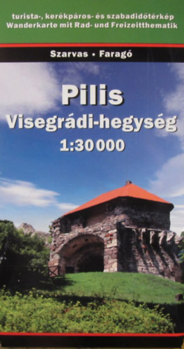 Pilis, Visegrádi-hegység 1:30 000 Turista-, kerékpáros- és szabadidőtérkép