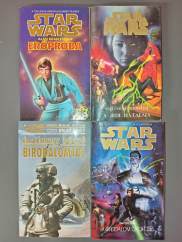 Alan Dean Foster, Malcolm Webster, Brian Daley, Timothy Zahn - (4db) Star Wars knyvcsomag : Erprba / A jedi hatalma / Han Solo: rzkeny bcs a birodalomtt / A birodalom rksei