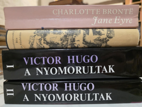 Bront� Charlotte, Victor  Hugo, Fjodor Mihajlovics Dosztojevszkij - Klasszikus k�nyvcsomag