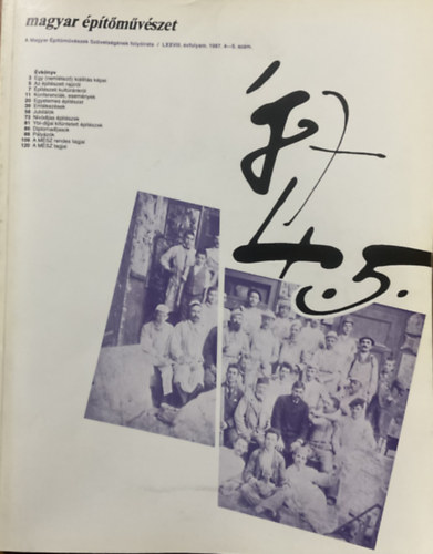 Ferkai Andr�s (szerk.) - Magyar �p�t�m�v�szet 1987/4-5.