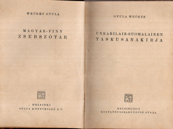 Weres Gyula - Magyar-finn zsebsztr