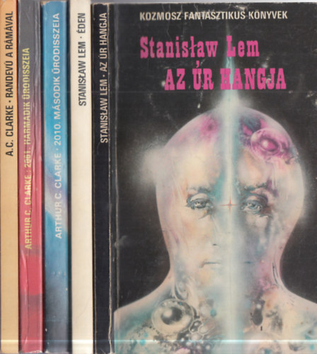 Arthur C. Clarke, Stanislaw Lem - 5 db. sci-fi: Randevú a Rámával + 2061. Harmadik Űrodisszeia + 2010. Második Űrodisszeia + Éden + Az Úr hangja