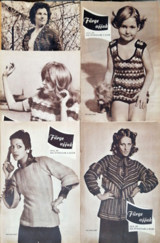 Villnyi Emiln (szerk.) - 5 db frge ujjak magazin: 1975/2-6. szm